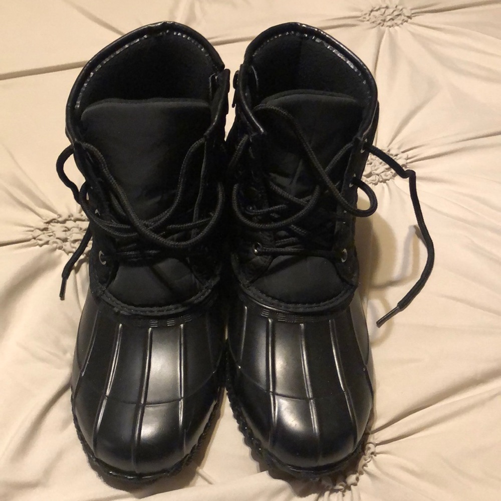 Black boots